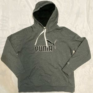 Grey puma hoodie